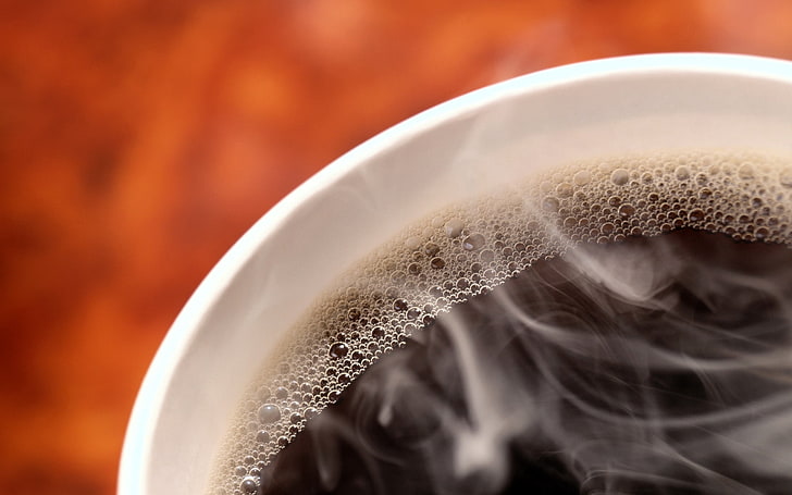 ถ้วยน้ำชาสีขาวกาแฟเครื่องดื่มร้อนผิวอเมริกัน, วอลล์เปเปอร์ HD
