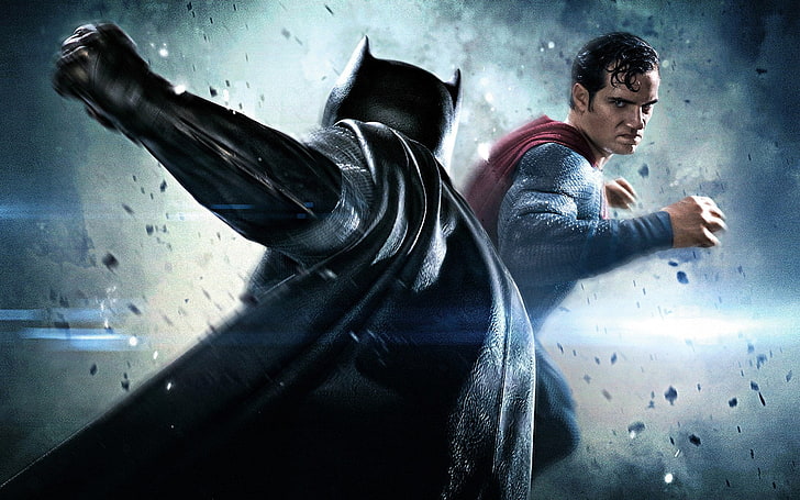 Batman VS Superman wallpaper, Batman v Superman: Dawn of Justice, movies, HD wallpaper