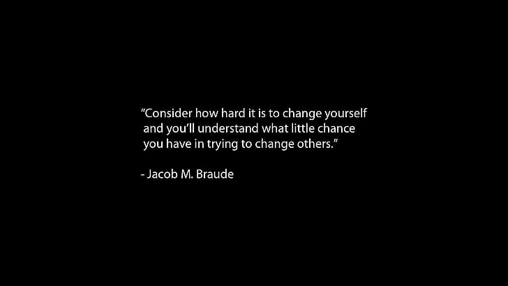 Jacob M. Braude citazione sul cambiamento, jacob m.braude qoute, virgolette, 1920x1080, cambio, jacob m.Braude, Sfondo HD