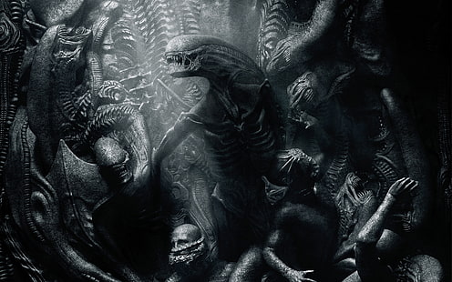Alien poster, The movie, Movie, Alien: Covenant, Alien: Paradise Lost, Sfondo HD HD wallpaper