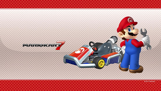 Super Mario, Mario Kart 7, Nintendo, Mario Kart, video games, HD wallpaper HD wallpaper