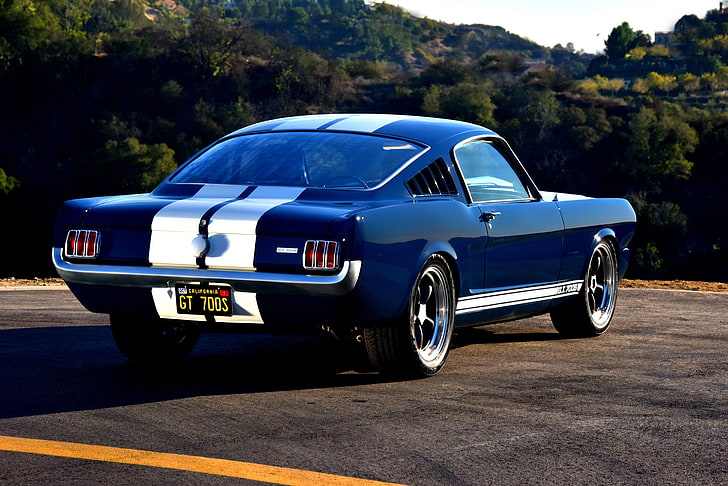 1965, mobil, fastback, ford, mustang, Wallpaper HD