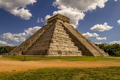 Mexiko, Maya, pyramid, Chichen Itza, HD tapet HD wallpaper