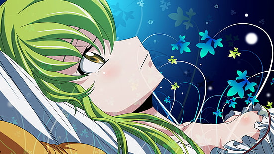 Anime Girls, Code Geass, C. C., Anime, Artwork, HD-Hintergrundbild HD wallpaper