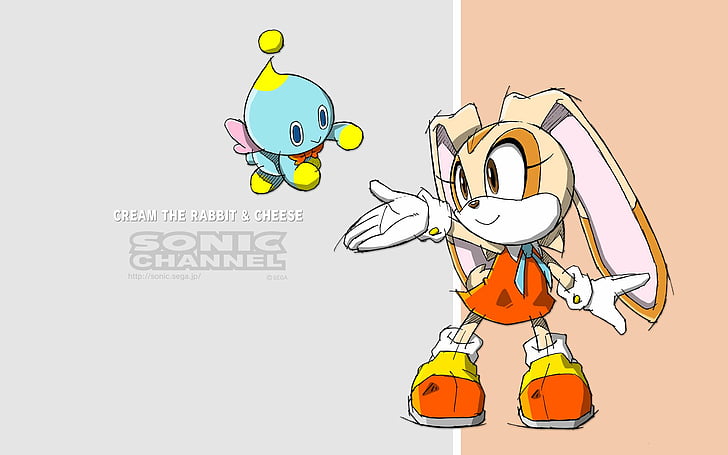 Sonic, Sonic the Hedgehog, Cheese The Chao, Cream The Rabbit, Tapety HD