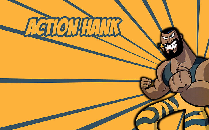 Dexter's Laboratory Action Hank HD, карикатура / комикс, s, екшън, лаборатория, dexter, hank, HD тапет
