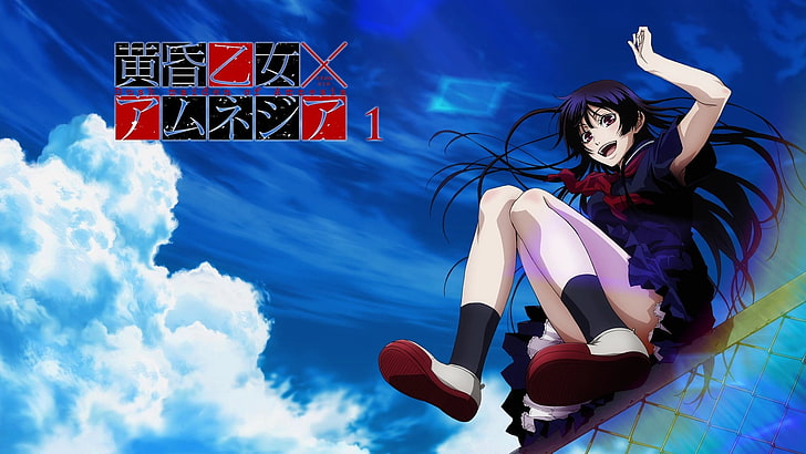 Tasogare Otome x Amnesia, Kanoe Yuuko, gadis-gadis anime, Wallpaper HD