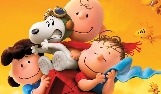 The Peanuts Movie Poster, Peanuts wallpaper, Movies, Hollywood Movies, hollywood, animato, 2015, Sfondo HD HD wallpaper