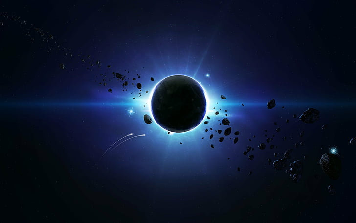 eclipse, journey, outer, space, universe, HD wallpaper