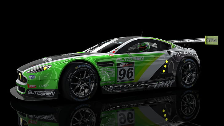 IMSA, Rennwagen, Aston Martin, Aston Martin Vantage GT3, Assetto Corsa, HD-Hintergrundbild