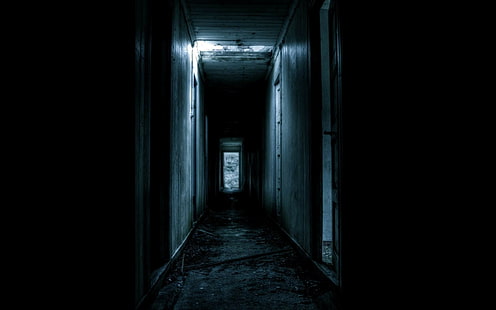 hallway, creepy, HD wallpaper HD wallpaper