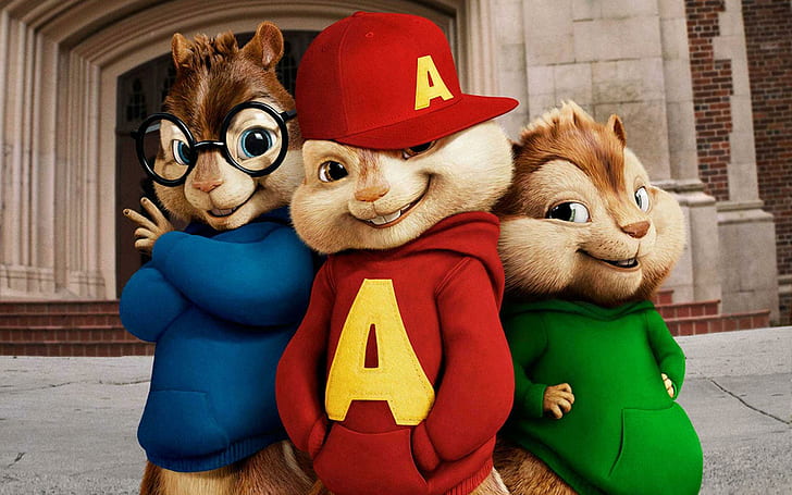 2010 Alvin and the Chipmunks Squeakquel, 2010, alvin, chipmunks, squeakquel, movies, HD wallpaper