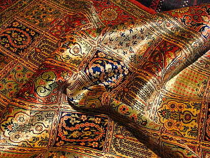カーペットイランペルシャシルク抽象写真HDアート、イラン、シルク、カーペット、ペルシャ、ペルシャカーペット、敷物、 HDデスクトップの壁紙 HD wallpaper