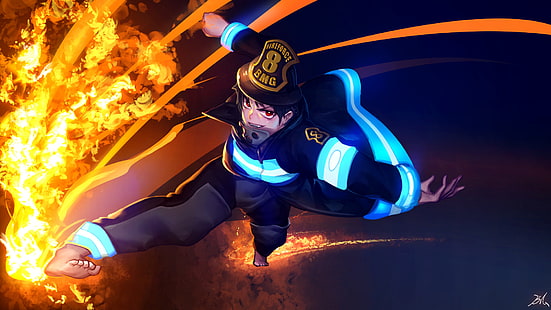 Anime, Fire Force, Shinra Kusakabe, HD-Hintergrundbild HD wallpaper