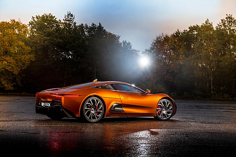 Jaguar C-X75, Spectre, James Bond, Orange, 007 Spectre, HD-Hintergrundbild HD wallpaper