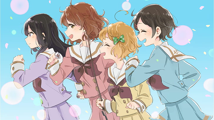 Anime, Suara!Euphonium, Hazuki Katou, Kumiko Oumae, Reina Kousaka, Wallpaper HD