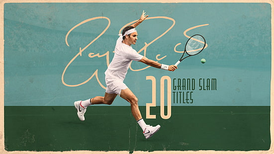 Tennis, Roger Federer, Schweizer, HD-Hintergrundbild HD wallpaper