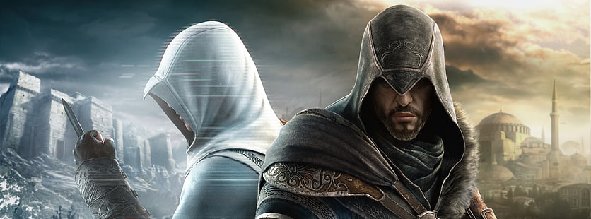 Assassin's Creed Revelations, Assassin's Creed wallpaper, Games, Assassin's Creed, video game, wahyu kredo pembunuh, ezio, wahyu kredo pembunuh ezio, assassin creed revelations concept art, Wallpaper HD HD wallpaper