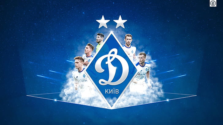 サッカー、チャンピオンズリーグ、サッカー、ウクライナ、ポスター、アートワーク、ヨーロッパリーグ、キエフ、ダイナモキエフ、ダイナモ、ダイナモキエフ、 HDデスクトップの壁紙