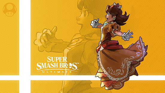 Video Game, Super Smash Bros. Ultimate, Princess Daisy, Wallpaper HD HD wallpaper