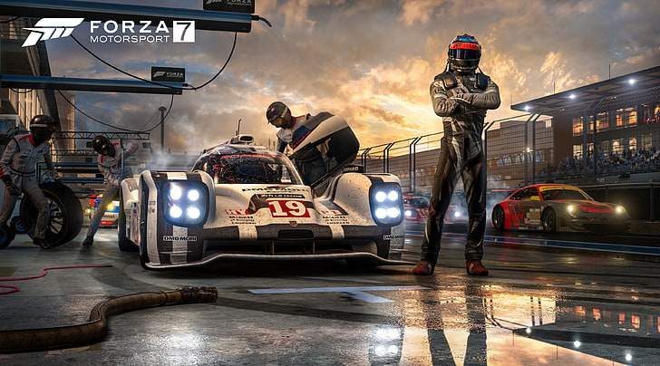 Forza Motorsport 7 Video Game, Forza Motorsport game wallpaper, Games, Forza Motorsport, Racing, 2017, videogame, Forza, Motorsport, HD wallpaper