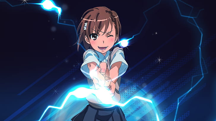 misaka mikoto to aru kagaku no railgun anime lightning anime girls to aru majutsu no index railgun Anime Hot Anime HD Art , Misaka Mikoto, To Aru Kagaku No Railgun, HD wallpaper