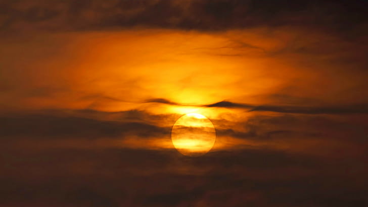 พระอาทิตย์ตกท้องฟ้าแสงแดด, วอลล์เปเปอร์ HD