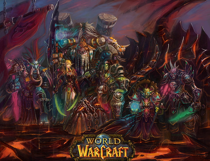 Papel de parede de World of Warcraft, World of Warcraft, videogames, HD papel de parede
