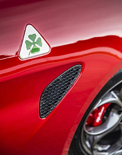 Alfa Romeo Giulia Quadrifoglio, 2018 alfa giulia quadrifoglio, mobil, Wallpaper HD HD wallpaper