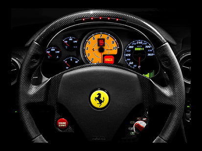 кола, табла, Ferrari, HD тапет HD wallpaper