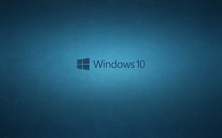 Logo Windows 10, windows, microsoft, niebieski, hi-tech, Tapety HD