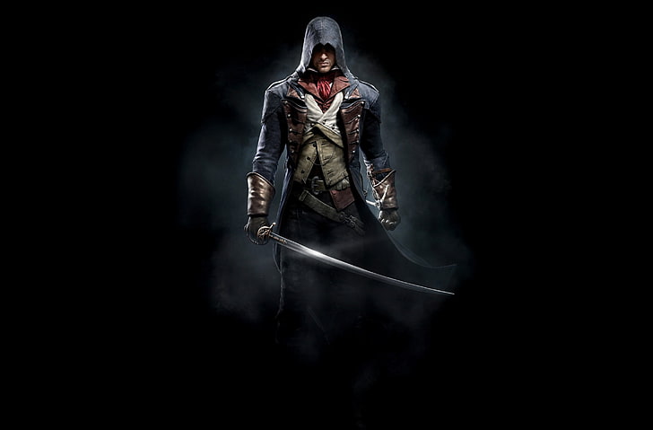 خلفيات Assassins Creed Unity Arno 4k HD عالية الدقة ، رسم توضيحي لشخصية Assassin's Creed ، ألعاب ، Assassin's Creed، خلفية HD