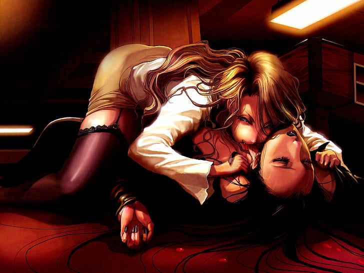 Anime Vampire HD, Mann und Frau Anime Charakter Tapete, Cartoon / Comic, Anime, Vampir, HD-Hintergrundbild