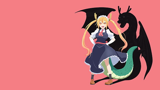 Anime, Miss Kobayashi's Dragon Maid, Tohru (Miss Kobayashi's Dragon Maid), HD tapet HD wallpaper
