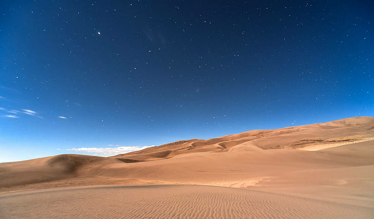 hot, dry, arid, desert, dune, adventure, barren, HD wallpaper