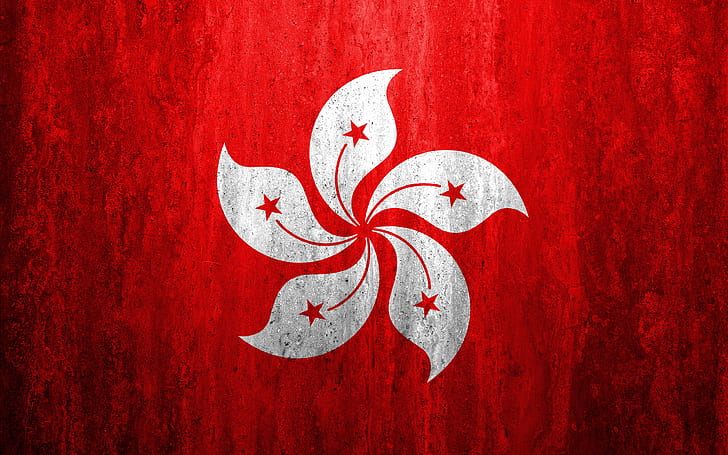 홍콩의 국기 HD 바탕 화면 배경 화면 무료 다운로드 | Wallpaperbetter