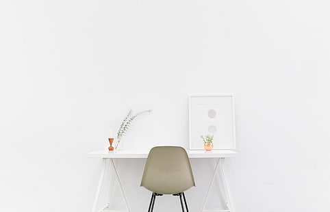 scrivania, stanza, sedia, interno, minimalista, semplice, minimalista, scrivania, stanza, sedia, interno, minimalista, semplice, minimal, Sfondo HD HD wallpaper