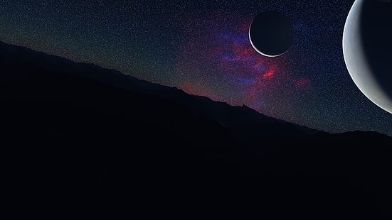 espaço, estrelas, exoplaneta, Kepler-452b, planeta, HD papel de parede HD wallpaper