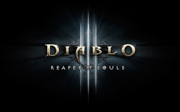 Blizzard, Logo, Diablo III, Blizzard Entertainment, Reaper of Souls, Diablo III: Reaper of Souls, Zestaw rozszerzeń, Tapety HD