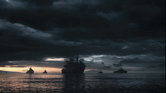 Call of Duty WWII, Seconde Guerre mondiale, bateau, Call of Duty, Fond d'écran HD HD wallpaper