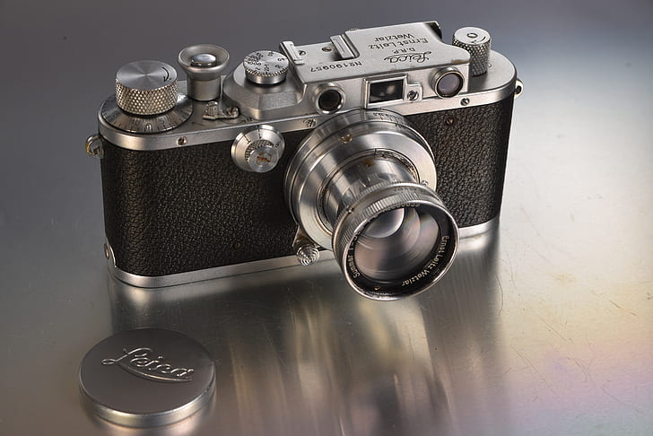 fond, appareil photo, Leica IIIa, Fond d'écran HD