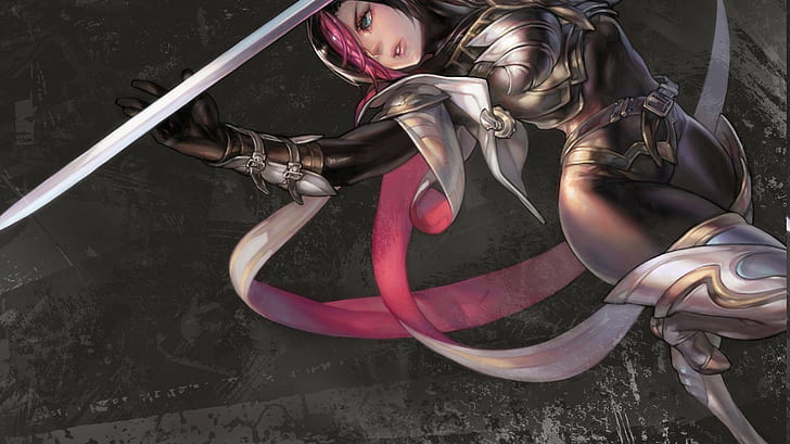 fiora League of Legends gry wideo kobiety, Tapety HD