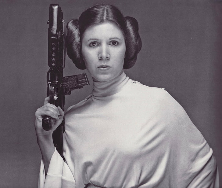 Gwiezdne wojny, Carrie Fisher, księżniczka Leia, Tapety HD
