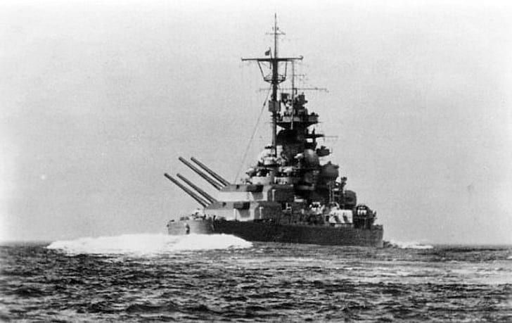 war, World War II, ship, monochrome, HD wallpaper