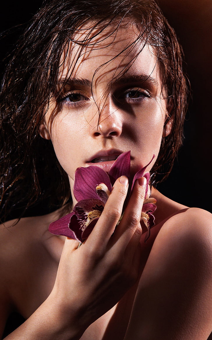 Emma Watson, aktris, selebriti, wanita, tampilan potret, Wallpaper HD, wallpaper seluler