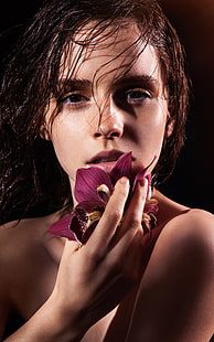 Emma Watson, skådespelerska, kändis, kvinnor, porträttvisning, HD tapet HD wallpaper