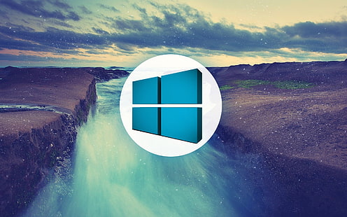 Sfondo del logo Microsoft Windows, Windows 8, Windows 9, windows10, Windows 10, Microsoft, natura, demotivazionale, Sfondo HD HD wallpaper