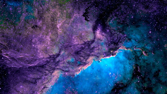 Stars Nebula Purple Gallery, spazio, galleria, nebulosa, viola, stelle, Sfondo HD HD wallpaper