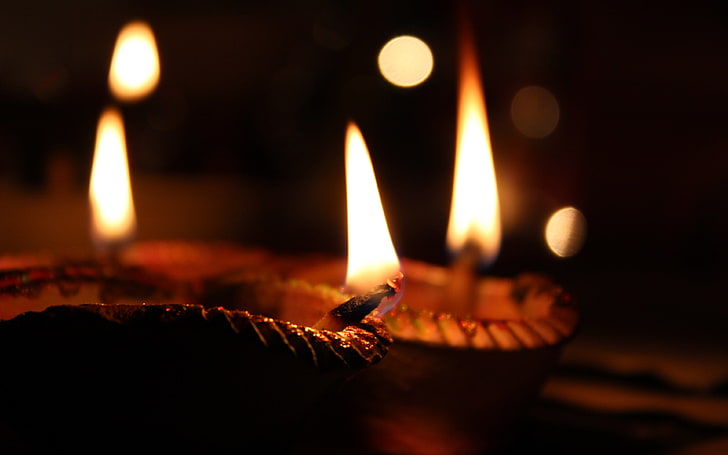 Best Clay Lamps Diwali, tealight candles, Festivals / Holidays, Diwali, festival, holiday, clay lamps, HD wallpaper