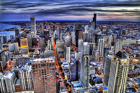 Wieżowiec budynków miejskich fotografia, chicago, chicago, wieżowiec, miasto, budynki, fotografia, chicago illinois, hdr, śródmieście, noc, wieczór, światła, d2x, john hancock, sears tower, sears tower, pętla, pejzaż miejski, architektura, ulice, wspaniała mila, zachód słońca, biuro biurowe, moje miasto, USA, stany zjednoczone ameryki, biznes, praca, wieże, siatka, kolorowe, podróż, kapitalizm, digg, nikon d2xs, fotograf, miejski Skyline, słynne miejsce, dzielnica śródmiejska, Scena miejska, azja, budynek biurowy, nowoczesny, budynek Na zewnątrz, zbudowany Konstrukcja, wieża, widok z lotu ptaka, Tapety HD HD wallpaper